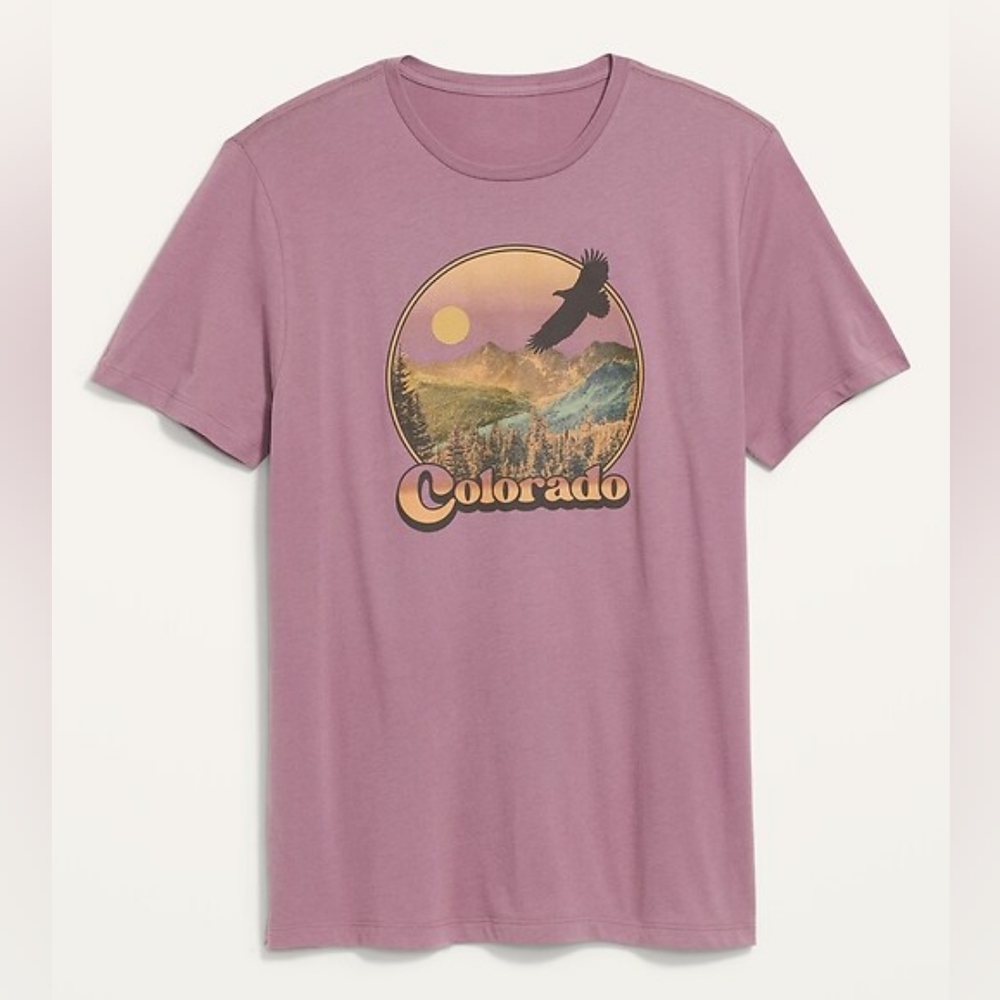 Old Navy Mauve Graphic Tee